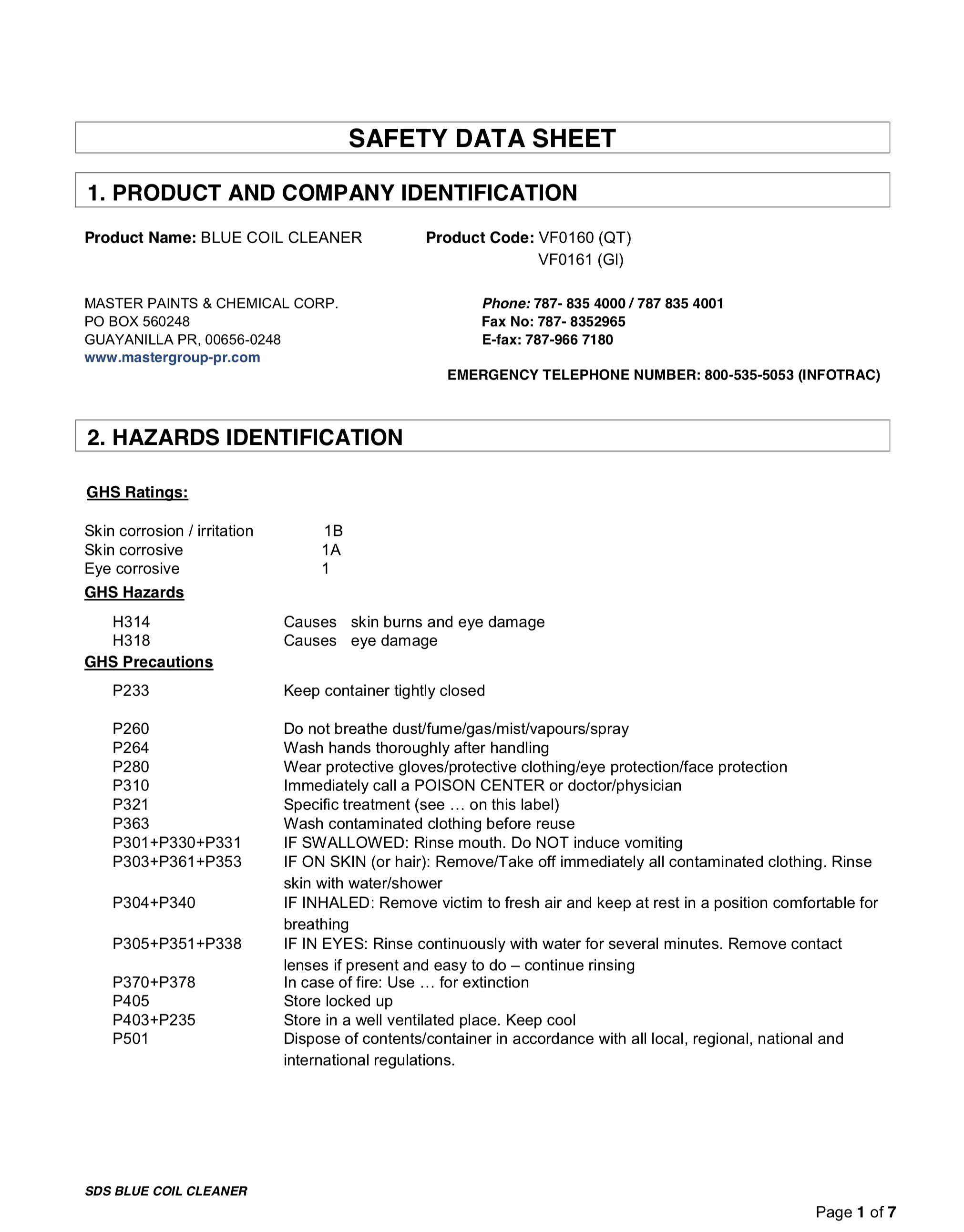 control de contaminación (forto-blue)