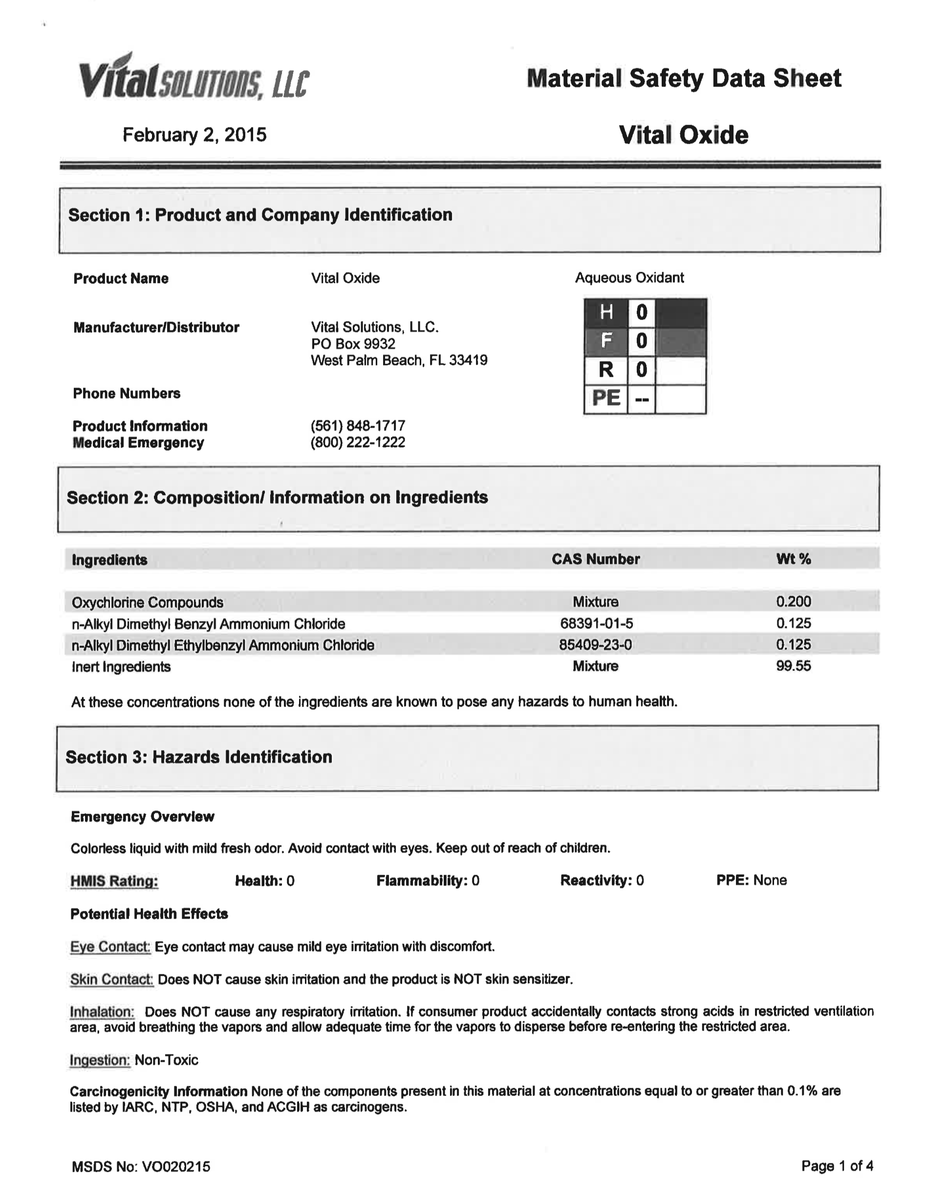 control de contaminación (vital-oxide)